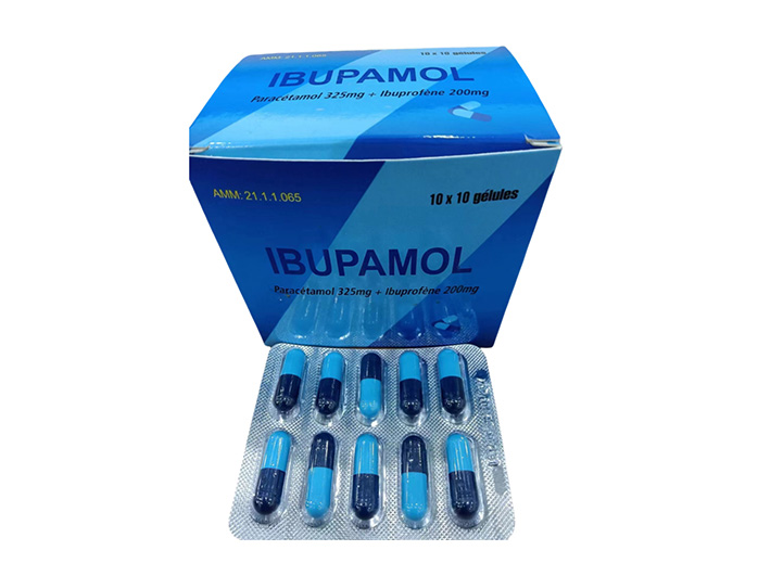 Paracetamol+Ibuprofen Caps