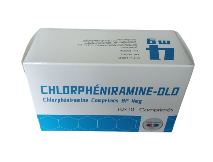 Chlorphenamine Maleate Tablets 4mg