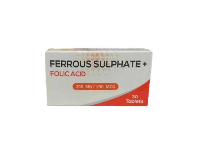 Ferrous Sulphate +Folic Acid Tablets 200mg+250mcg